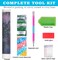 Book Flowers Diamond Painting Kit for Adults – 5D Full Round DIY Gem Art, 11.8x15.7 Inch Retro Home Wall Décor